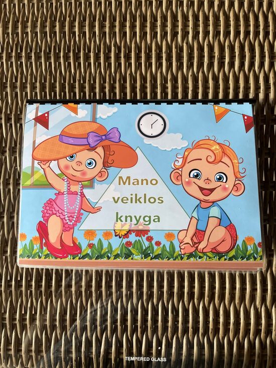 Lavinamoji užduotėlių knygelė "Mano veiklos knyga" su daugkartiniais lipdukais