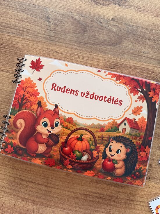 Rudens užduotėlės su daugkartiniais lipdukais 🍂